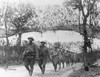 Wwi: Infantry, C1917. /Na Column Of American Infantry Advances Towards The European Front. Photograph, 1917 Or 1918. Poster Print by Granger Collection - Item # VARGRC0620201