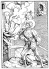 Fire, 16Th Century. /Nsaint Florian, Patron Saint Of Firefighters. German Woodcut, C1516, By Hans Schaufelein. Poster Print by Granger Collection - Item # VARGRC0057705
