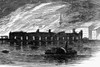 Detroit: Fire, 1865. /Nburning Of The Michigan Central Freight Depot At Detroit, Michigan, 18 October 1865. Wood Engraving From A Contemporary Englilsh Newspaper. Poster Print by Granger Collection - Item # VARGRC0094065