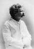 Samuel Langhorne Clemens /N(1835-1910). 'Mark Twain.' American Writer And Humorist. Photographed In New York, C1885. Poster Print by Granger Collection - Item # VARGRC0101275