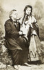 Henry Ward Beecher /N(1813-1887). American Congregational Cleric. With His Sister, Author Harriet Beecher Stowe (1811-1896). Original Carte-De-Visite Photograph, 1868. Poster Print by Granger Collection - Item # VARGRC0058393