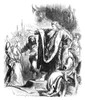 Shakespeare: King Lear. /Nking Lear Banishes His Daughter Cordelia In Act I, Scene I Of William Shakespeare'S 'King Lear.' Engraving After Sir John Gilbert, 1881. Poster Print by Granger Collection - Item # VARGRC0045628