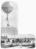 French Military Balloon. /Nfrench Military Observation Balloon. 19Th Century Engraving. Poster Print by Granger Collection - Item # VARGRC0090990