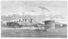 New York: Governor'S Island. /Ngovernor'S Island And Fort In New York Harbor. Wood Engraving, American, 1865. Poster Print by Granger Collection - Item # VARGRC0091764