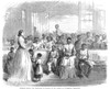 Freedman'S School, 1866. /N'Primary School For Freedmen, In Charge Of Mrs. Green, At Vicksburg, Mississippi.' Wood Engraving From An American Newspaper Of 1886. Poster Print by Granger Collection - Item # VARGRC0003968