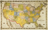 United States Map, 1866. /Nbacon'S Map Of The United States, 1866, Lithograph. Poster Print by Granger Collection - Item # VARGRC0007428