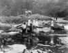 Rock Creek: Wading. /Nchildren Wading In Rock Creek Park, A Tributary Of The Potomac River, Washington, D.C. Photograph, C1925. Poster Print by Granger Collection - Item # VARGRC0120066