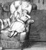Child Sleeping, 1873. /Nline Engraving, American, 1873. Poster Print by Granger Collection - Item # VARGRC0076652