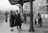 Illinois: Train Station. /Npassengers Waiting For The Train To Minneapolis At The Train Station In East Dubuque, Illinois. Photograph By John Vachon, April 1940. Poster Print by Granger Collection - Item # VARGRC0268937