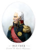 Gebhard L. Von Blucher /N(1742-1819). Prussian Field Marshal. Colored Line Engraving, French, Early 19Th Century. Poster Print by Granger Collection - Item # VARGRC0077217