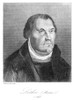 Martin Luther (1483-1546). /Ngerman Religious Reformer. Line Engraving, French, 19Th Century. Poster Print by Granger Collection - Item # VARGRC0005812