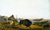 Buffalo Hunt, C1830. /Nlithograph, C1836, After A Painting, C1830, By Peter Rindisbacher. Poster Print by Granger Collection - Item # VARGRC0022379