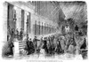 Treasury Clerks, 1865. /Nfemale Clerks Exiting The Treasury Department At Washington, D.C. Wood Engraving, American, 1865, After A Drawing By Alfred R. Waud. Poster Print by Granger Collection - Item # VARGRC0017335