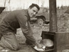 Wwii: Alaska, 1942. /Nsergeant Al Mangone Baking Bread In The Field During The Construction Of The Alaska Highway. Photograph, 1942. Poster Print by Granger Collection - Item # VARGRC0326180