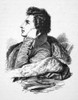 Heinrich Heine (1797-1856). /Ngerman Poet And Critic. Wood Engraving After An Etching, 1827, By Ludwig Grimm. Poster Print by Granger Collection - Item # VARGRC0068708