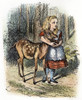 Dodgson: Looking Glass. /Nalice And The Fawn. Illustration By Sir John Tenniel From The First Edition Of Lewis Carroll'S 'Through The Looking Glass,' 1872. Poster Print by Granger Collection - Item # VARGRC0055354