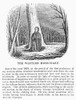 Western Missionary. /Nan Early 19Th Century American Missionary Freezing To Death In The Wilderness. Wood Engraving, American, C1845. Poster Print by Granger Collection - Item # VARGRC0098648