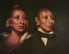 Black Hawk (1767-1838). /Nnative American Sauk Leader. Black Hawk With His Son Whirling Thunder (Left). Oil On Canvas, 1833, By John Wesley Jarvis. Poster Print by Granger Collection - Item # VARGRC0054689