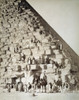 Egypt: Tourists. /Ntourists Photographed At The Great Pyramid In Giza, Egypt, C1895. Poster Print by Granger Collection - Item # VARGRC0039967