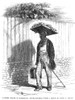Street Vendor, 1865. /N'A Street Vender Of Charleston, South Carolina.' Wood Engraving, American, 1865. Poster Print by Granger Collection - Item # VARGRC0067046