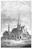 Chicago: Baptist Church. /Nfirst Baptist Church At Chicago. Line Engraving, 1881. Poster Print by Granger Collection - Item # VARGRC0091526