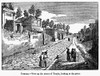 Pompeii: Street Of Tombs. /Nview Of The Street Of Tombs Outside Pompeii, Italy, Looking Towards The Gate. Wood Engraving, 19Th Century. Poster Print by Granger Collection - Item # VARGRC0095890