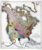 Map: American Indians. /N'Map Of Linguistic Stocks Of American Indians.' Lithograph, 1890. Poster Print by Granger Collection - Item # VARGRC0326705