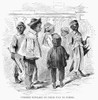Black School Children. /Nchildren On Their Way To A 'School For Colored Children,' A Freedmen'S School, In A Southern Town. Wood Engraving, American, 1867. Poster Print by Granger Collection - Item # VARGRC0089494
