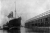 New York: Lusitania, 1908. /Nthe Cunard Steamship 'Lusitania' At New York Harbor, 20 November 1908. Poster Print by Granger Collection - Item # VARGRC0110550