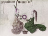 Two Ladies, 15Th Century. /Ntwo Ladies With A Sewing Basket In Front Of Them, Admiring A Headdress. Illumination From A Flemish Book Of Hours Made For Engelbert Ii Of Nassau, 1485-90. Poster Print by Granger Collection - Item # VARGRC0116958