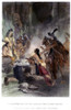 Pocahontas (1595?-1617). /Nnative American Princess. Pocahontas Saving The Life Of Captain John Smith, Late December 1607. Steel Engraving, American, C1870, After A Painting By Alonzo Chappel. Poster Print by Granger Collection - Item # VARGRC0079957