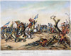 Princeton: Washington. /Ngeneral George Washington At The Battle Of Princeton, New Jersey, 3 January 1777. Lithograph, American, 1853. Poster Print by Granger Collection - Item # VARGRC0051427