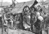 France: Earthquake, 1887. /Nrefugees Encamped In The Rue Pertinax, Nice, France, Following An Earthquake On The Riviera. Wood Engraving, 1887. Poster Print by Granger Collection - Item # VARGRC0092677