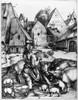 Durer: Prodigal Son, 1496. /Nthe Prodigal Son Amid The Swine. Copper Engraving, 1496, By Albrecht D�rer. Poster Print by Granger Collection - Item # VARGRC0000293