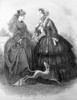 Women'S Fashion, 1850. /Nparisian Fashion. Steel Engraving From An American Fashion Magazine, 1850. Poster Print by Granger Collection - Item # VARGRC0050190