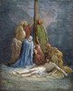 Dor_: Dead Christ. /N(John 19:40). Wood Engraving After Gustave Dor_ (1833-1883). Poster Print by Granger Collection - Item # VARGRC0052768