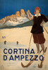 Italian Travel Poster, C1920./Nposter Promoting Travel To Cortina D'Ampezzo, Italy, C1920. Poster Print by Granger Collection - Item # VARGRC0173242