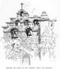 California Mission. /Nmission And Bells Of San Gabriel, Near Los Angeles. Pen-&-Ink Drawing, 1891. Poster Print by Granger Collection - Item # VARGRC0064345