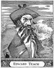 Edward Teach (D. 1718). /Nenglish Pirate, Known As Blackbeard. Line Engraving, English, 18Th Century. Poster Print by Granger Collection - Item # VARGRC0038952