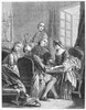France: Gambling, C1750. /Na French Gambling Salon Of The 18Th Century. Line Engraving, 19Th Century. Poster Print by Granger Collection - Item # VARGRC0094154