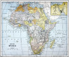 Map: Africa, 19Th Century. /Na Late 19Th Century Map Of Africa With An Insert Showing The Suez Canal. Poster Print by Granger Collection - Item # VARGRC0043516