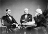 Ralph Waldo Emerson /N(1803-1882). American Philosopher And Man Of Letters. From Left To Right: Ralph Waldo Emerson, Samuel Bradford And William Henry Furness. Poster Print by Granger Collection - Item # VARGRC0069035