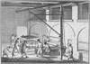 Glass Manufacture, 1751. Preparing To Hoist The Ladle Of Molten Glass And Swing It Over The Casting Table. Line Engraving, From 'L'Encyclopedie' Of Denis Diderot, French, 1751. Poster Print by Granger Collection - Item # VARGRC0028492