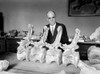 Charles W. Gilmore /N(1874-1945). American Paleontologist. Photographed With The Cervical Vertebrae Of Diplodocus Longus At The Smithsonian Institution In Washington, D.C., 1924. Poster Print by Granger Collection - Item # VARGRC0127023