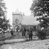 Civil War: Church, C1863. /Nunion Troops Standing Outside St. Peter'S Church, Around White House Landing, Virginia. Photograph, C1863. Poster Print by Granger Collection - Item # VARGRC0409044