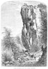 North Carolina, C1875. /Nthe Lovers' Leap, Along The French Broad River, North Carolina. Wood Engraving, C1875. Poster Print by Granger Collection - Item # VARGRC0082623