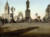 Pushkin Monument, C1895. /Nmonument Of Russian Poet Aleksandr Sergeevich Pushkin In Moscow. Photochrome, C1895. Poster Print by Granger Collection - Item # VARGRC0123412