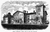Onedia Community. /Nfront View Of The Main Building Of The Oneida Community, Oneida, New York. Wood Engraving, 19Th Century. Poster Print by Granger Collection - Item # VARGRC0047155