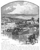 Erie Canal Opening, 1825. /Nthe Opening Of The Erie Canal, 26 October 1825. Wood Engraving, 1887. Poster Print by Granger Collection - Item # VARGRC0067614