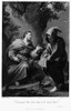 Temptation Of Christ. /Nchrist Tempted In The Wilderness. Steel Engraving After The Painting By Luca Giordano. Poster Print by Granger Collection - Item # VARGRC0005685
